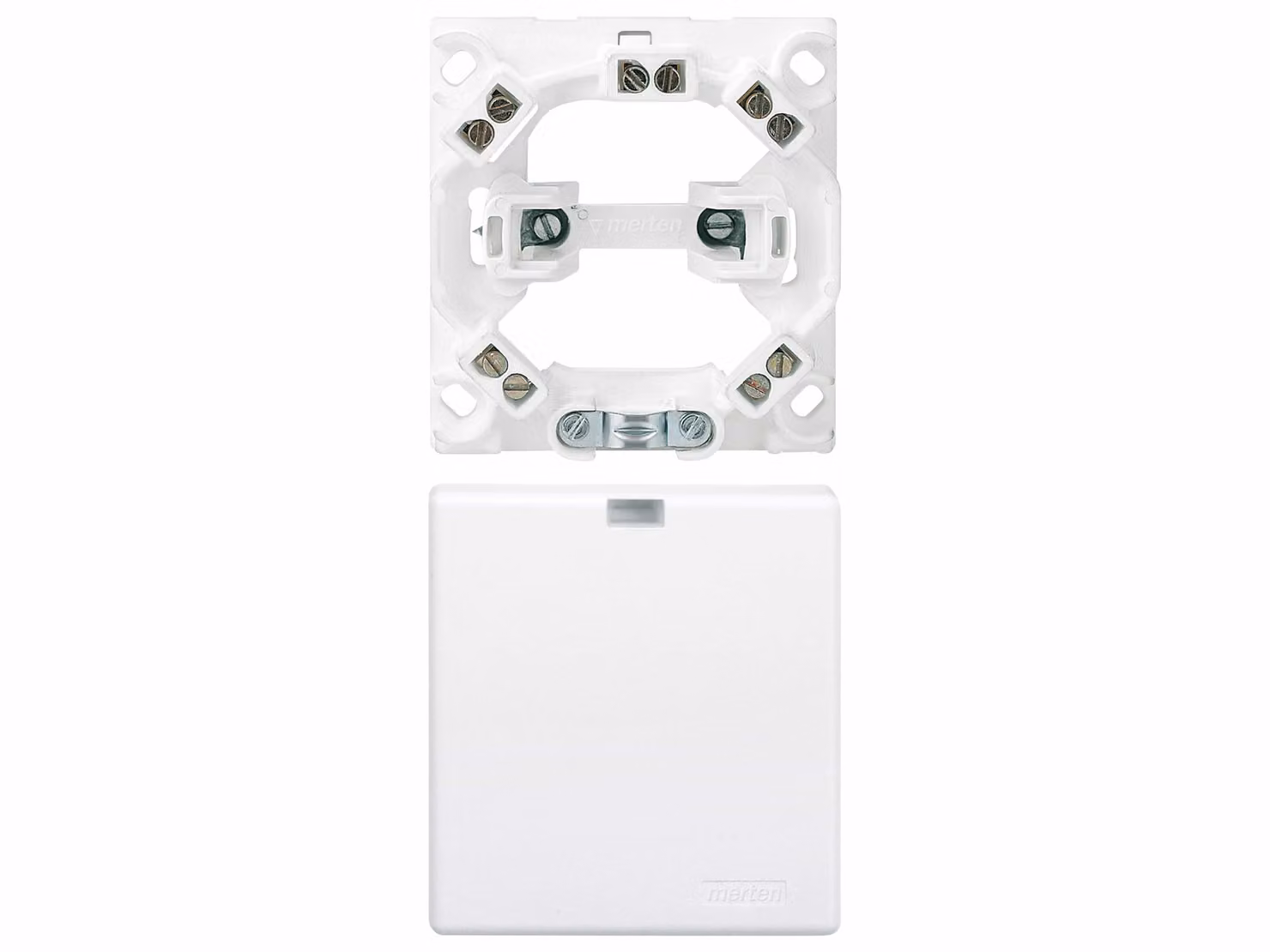 Merten 520619 Scatola di connessione per stufe da incasso e da superficie bianco polare