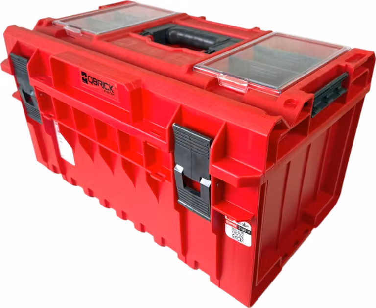 Qbrick System ONE 350 2.0 Profi RED ULTRA HD Valigia portautensili personalizzata organizzatore modulare 585 x 385 x 320 mm 38 l impilabile IP66