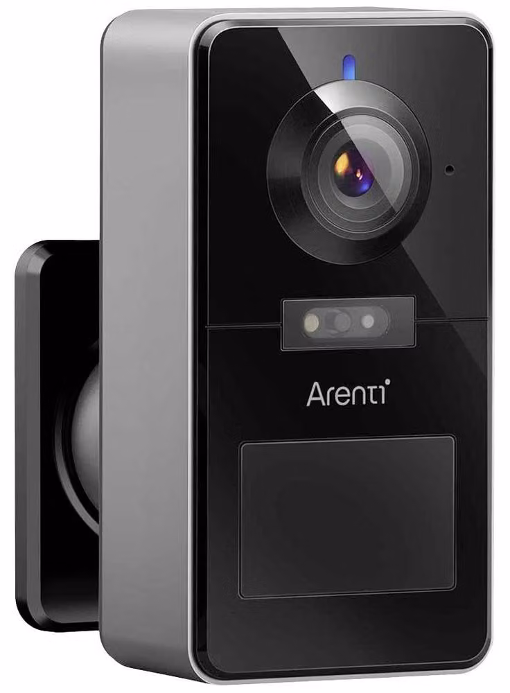 Telecamera di sicurezza wireless 2K da 4MP, batteria da 9600 mAh, visione notturna, riconoscimento AI