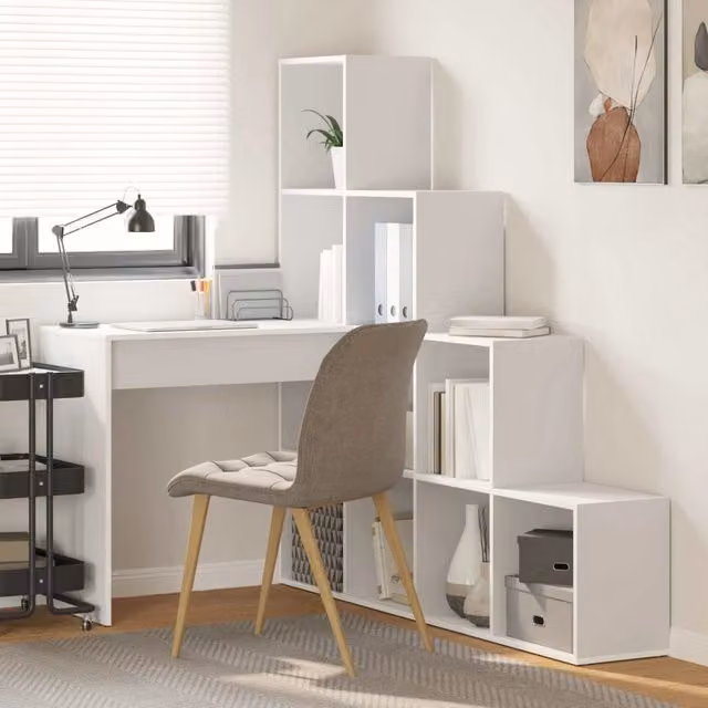 Scrivania ad angolo Bianco 101,5 x 149,5 x 149,5 cm 3337241