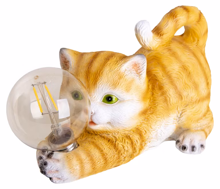 Gattino Näve con globo luminoso solare