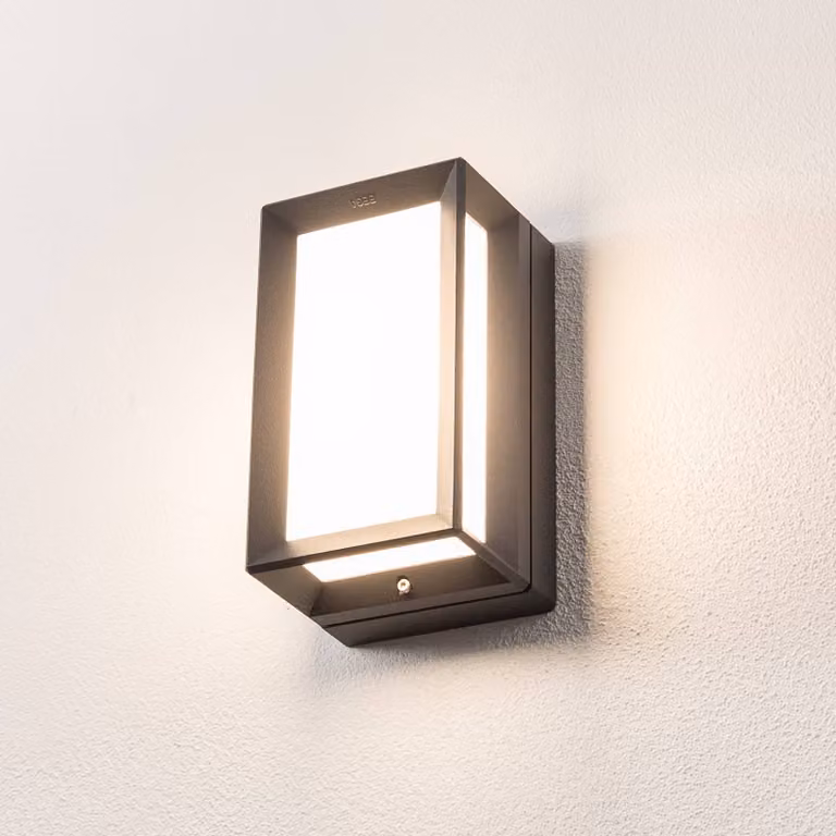BEGA Applique da esterni a LED 22750, Nero, Alluminio, Applique LED da esterni