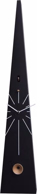 Orologio a Cucù da Parete 17,5x90x12 cm Pirondini Italia QQ Tall 502 Nero