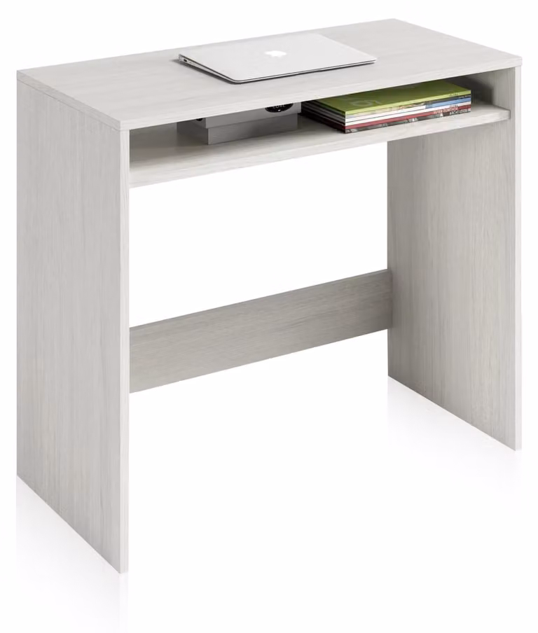 Solidchoice - Scrivania da computer bianca - 79 x 43 x 79 cm