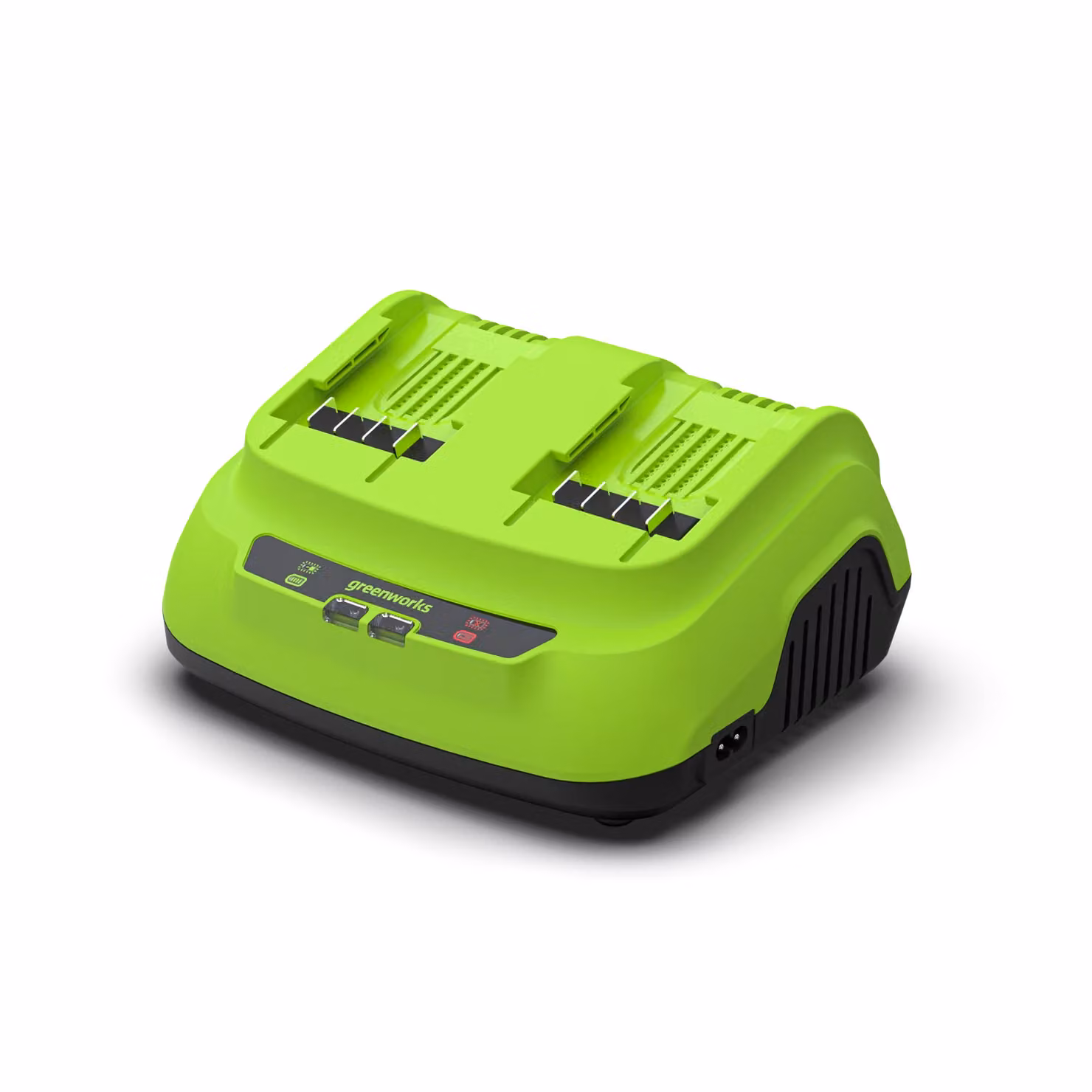 Greenworks POWERALL 24V Caricabatterie doppia slot 8A