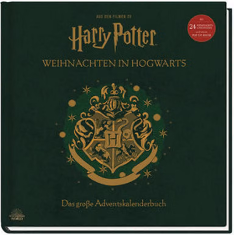 Dai film di Harry Potter: Natale a Hogwarts: Il grande libro del calendario dell'avvento: con 24 cartellini natalizi e un albero pop-up