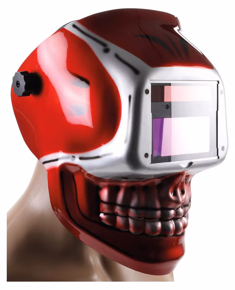BGS 8858 Casco per saldatura "SKULL", oscuramento automatico