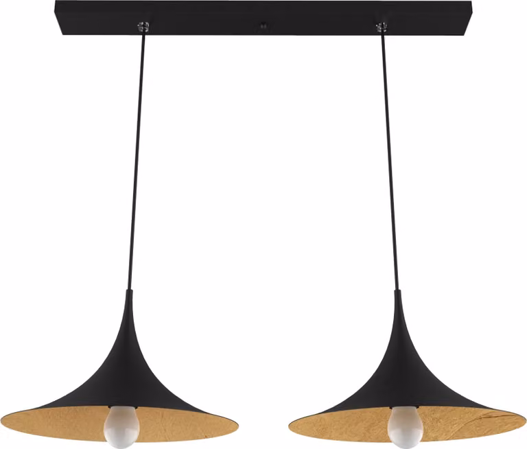 Lampada A Sospensione Louie X2 Foglie