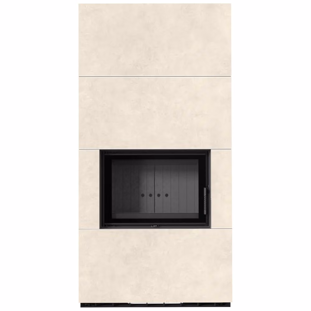 KRATKI FLOKI BOX 8 kW Ø 160 sinterizzazione al quarzo FOKOS TALCO rivestimento nero