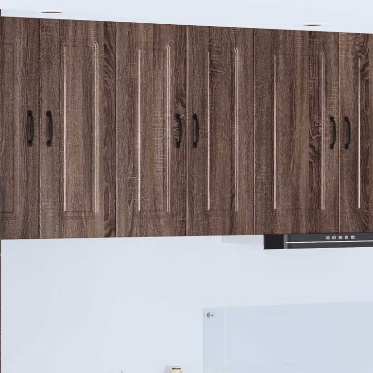 vidaXL Mobiletto da cucina Kalmar in legno rovere marrone con ante a battente e ripiani interni L/P/H: 30 x 31 x 80 cm