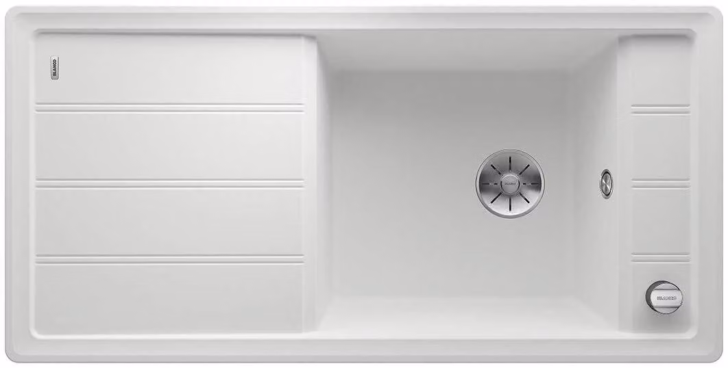 BLANCO FARON XL 6 S Lavello da incasso / SILGRANIT / Bianco / Reversibile / Eccentrico