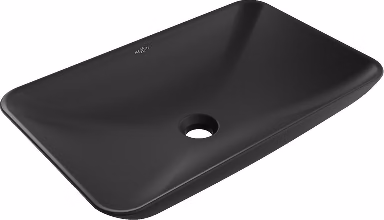 Mexen Avila lavabo da appoggio 58 x 37 cm, nero opaco - 21115585