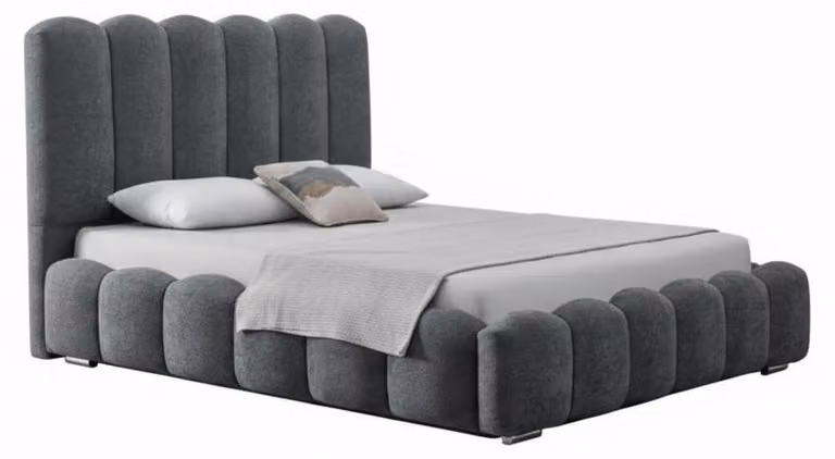Letto moderno, robusto, confortevole e dal design elegante
