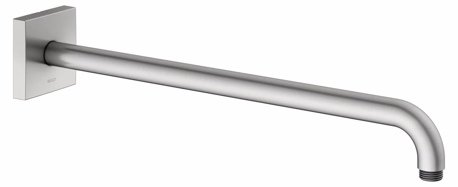 Bras de douche KEUCO, forme rosace carrée, 450mm, 53088060402, 53088060402