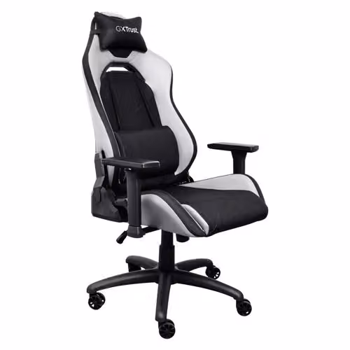 Sedia Gaming Trust GXT 714 Ruya in ecopelle nero e bianco con poggiatesta e braccioli – 3