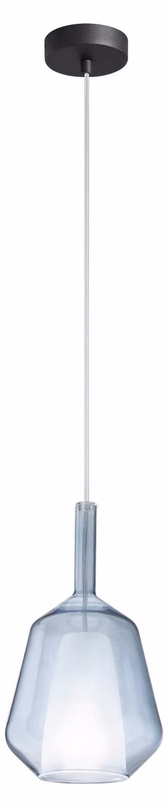 Sospensione PIREX in vetro Acquamare 1XE27 18 cm