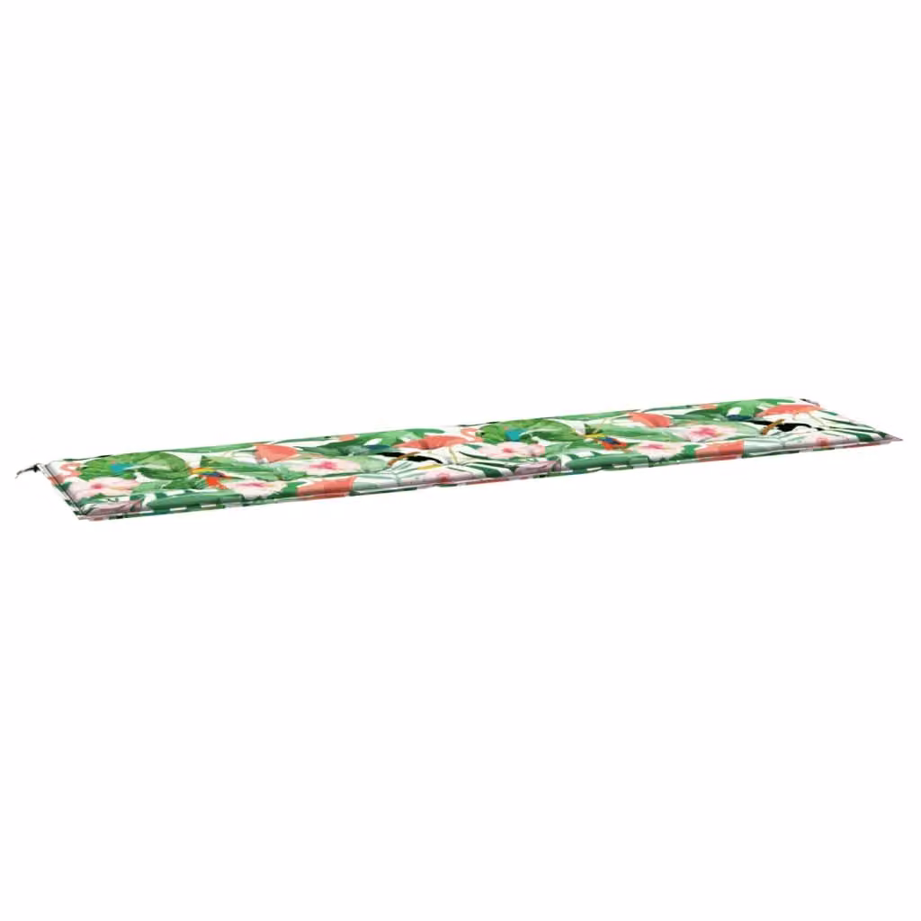 Cuscino per Panca da Giardino Multicolore 200x50x4cm in Tessuto