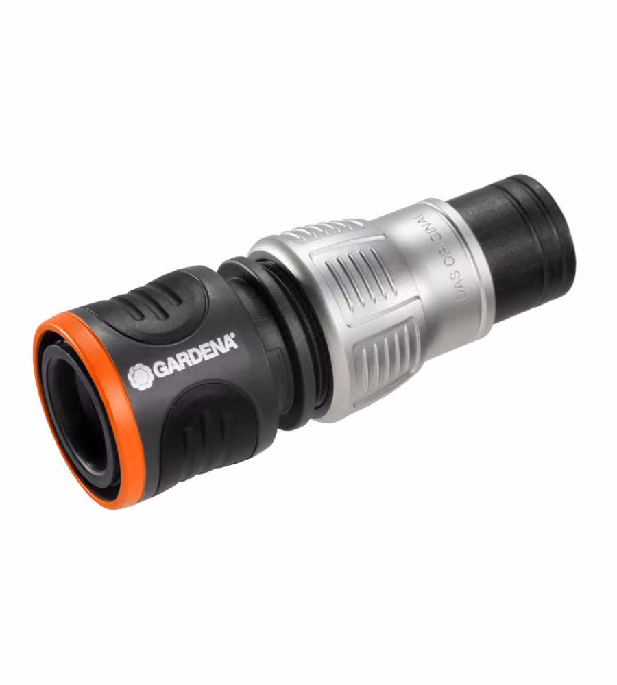 Gardena Raccordo Acqua-Stop 13-15 mm Nero in Plastica Antigelo