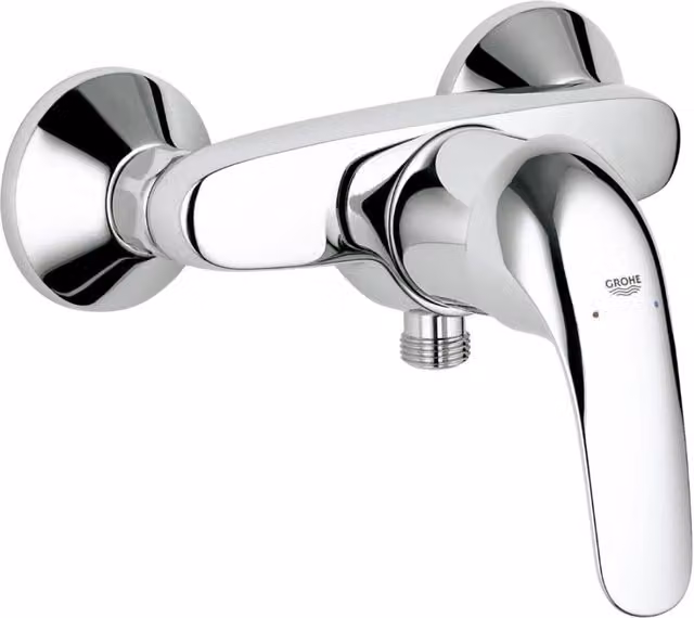 Rubinetto doccia esterno Grohe serie Swift Start Eco a leva singola cromato con tecnologia risparmio idrico