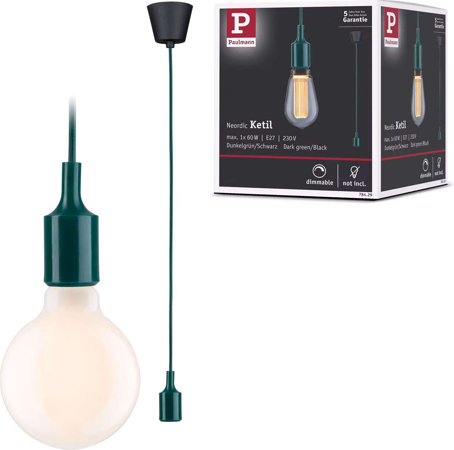 Paulmann Neordic lampada a sospensione Ketil