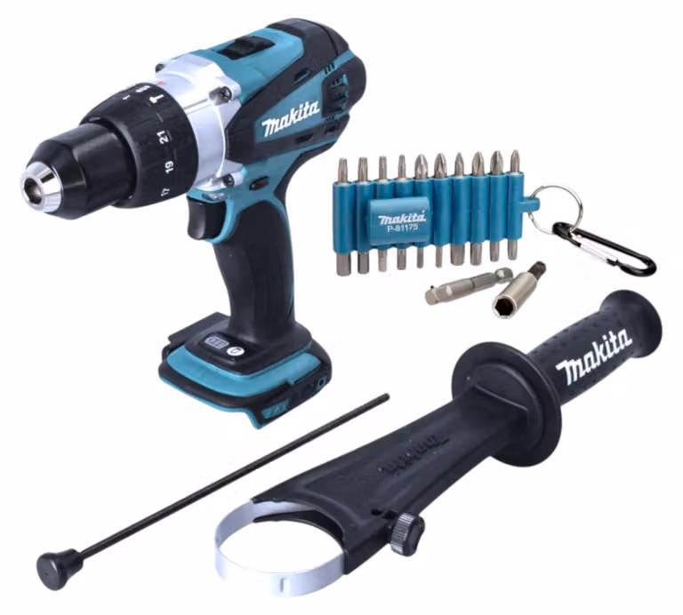 Makita DHP 458 Z Trapano avvitatore ad impulsi a batteria 18V / 91Nm - senza batteria, senza caricabatterie