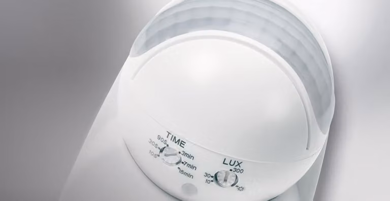 Sensore di movimento Esylux MD 120, colore nero, grado di protezione IP44