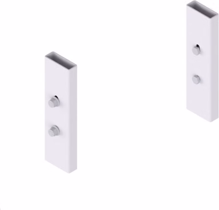 Set di connettori per scale Hymer, alluminio (2 pezzi)