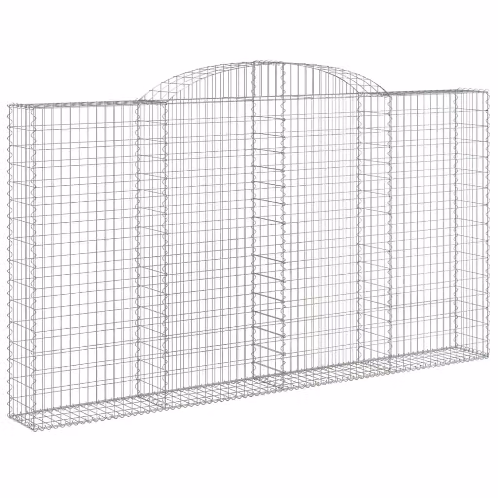 Cesto Gabbione ad Arco 300x30x160/180 cm Ferro Zincato