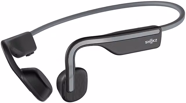 Cuffie wireless sportive a conduzione ossea Shokz OpenMove Bluetooth, Grey e Black