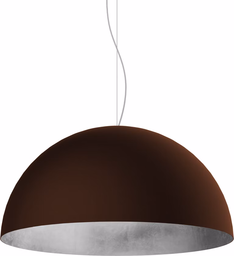 Lampada A Sospensione Venice In Acciaio Corten