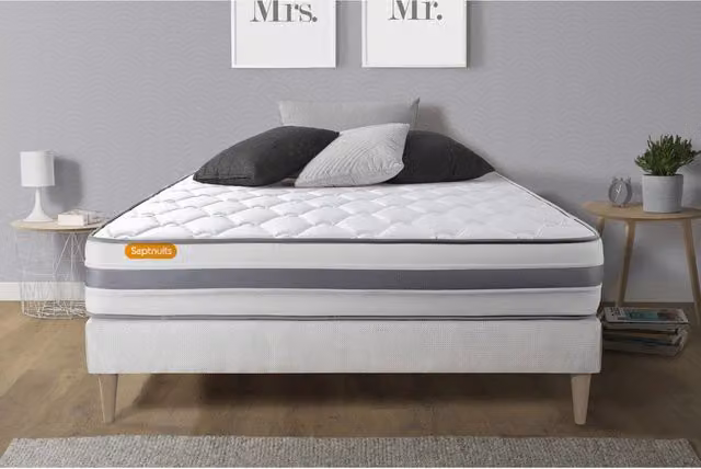 Set materasso e base 140x190 cm - Memo Spring