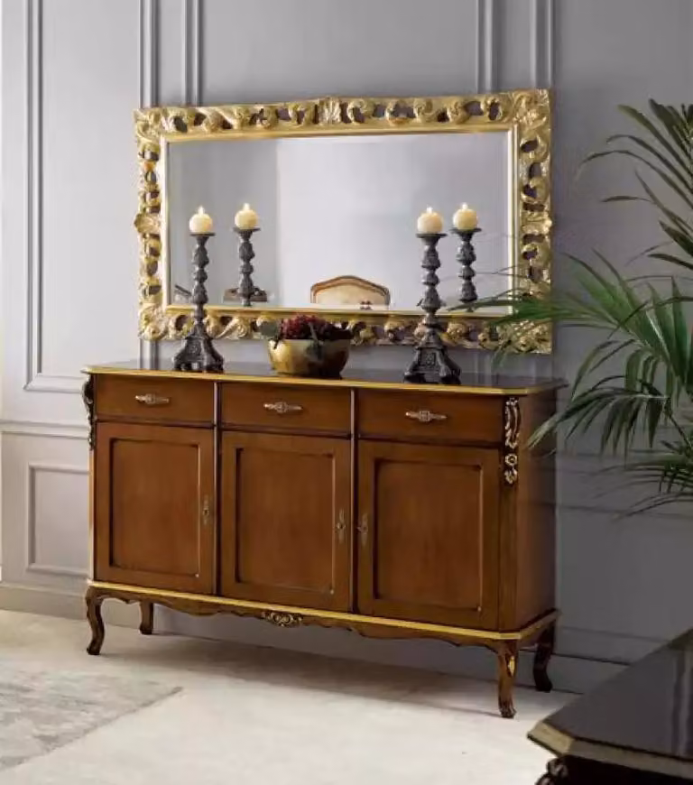Sideboard Holz Italienische Stil Möbel Luxus Kommoden Stil Klassisch