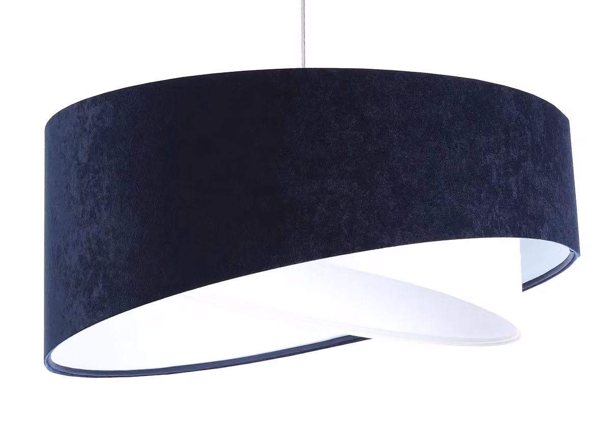 THUNDERCLOUD WHITE lampada a sospensione blu navy/bianco