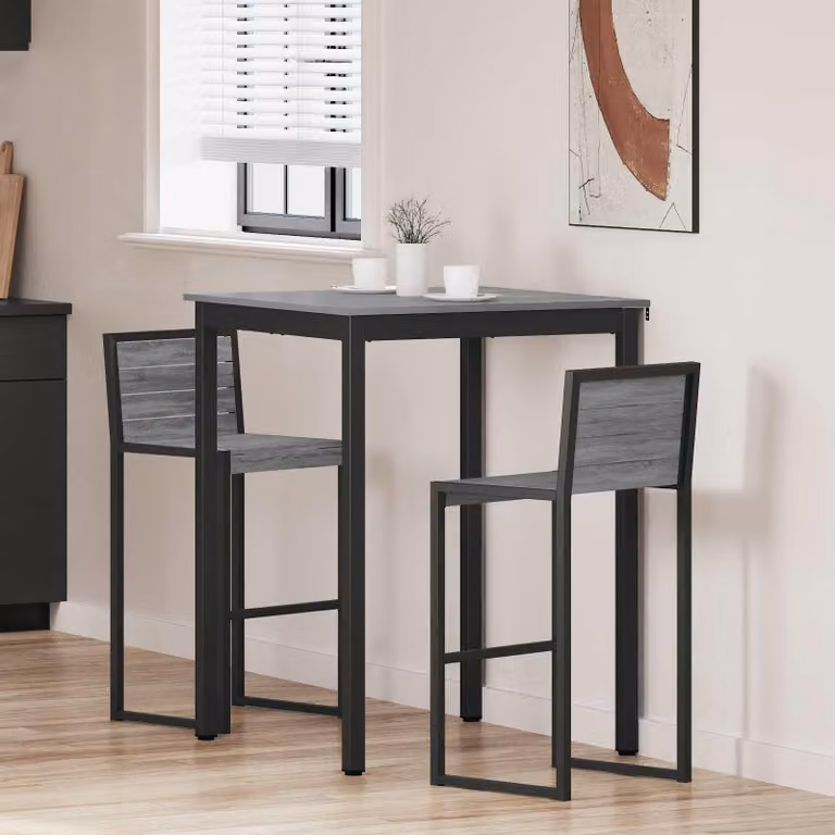 Maison Exclusive - Tavolino in legno composito, forma quadrata