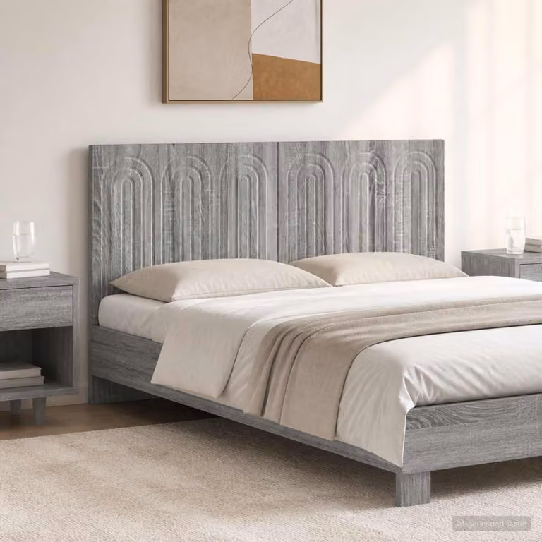 Testiera da muro vidaXL ALKMAAR in legno ingegnerizzato grigio Sonoma
