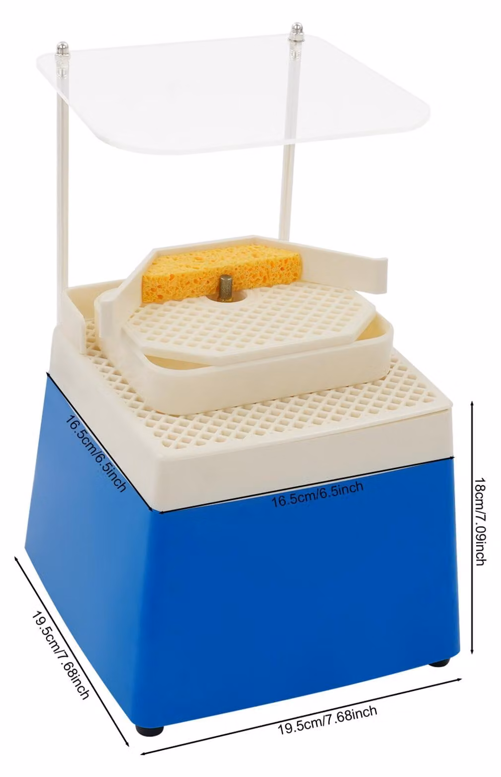 Macchina per la molatura del vetro, 65W di potenza, 2780 giri al minuto, colore blu