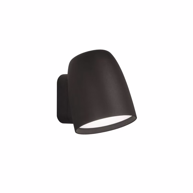 Bover Applique da esterni a LED Nut, dimmerabile, Alluminio / Grigio / Zincato, Alluminio, Design, Applique LED da esterni