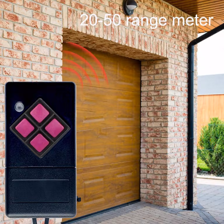 Trasmettitore a radiofrequenza Garagedeuropener compatibile con i modelli MAHS433-01, MAHS433-04, frequenza 433,92 MHz, confezione singola, per porte da garage