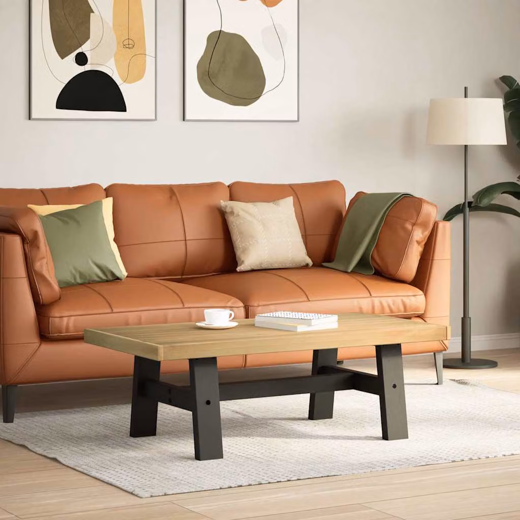 Maison Exclusive - Tavolino NOAIN Gambe a forma di A 120x60x40 cm Legno massello di pino