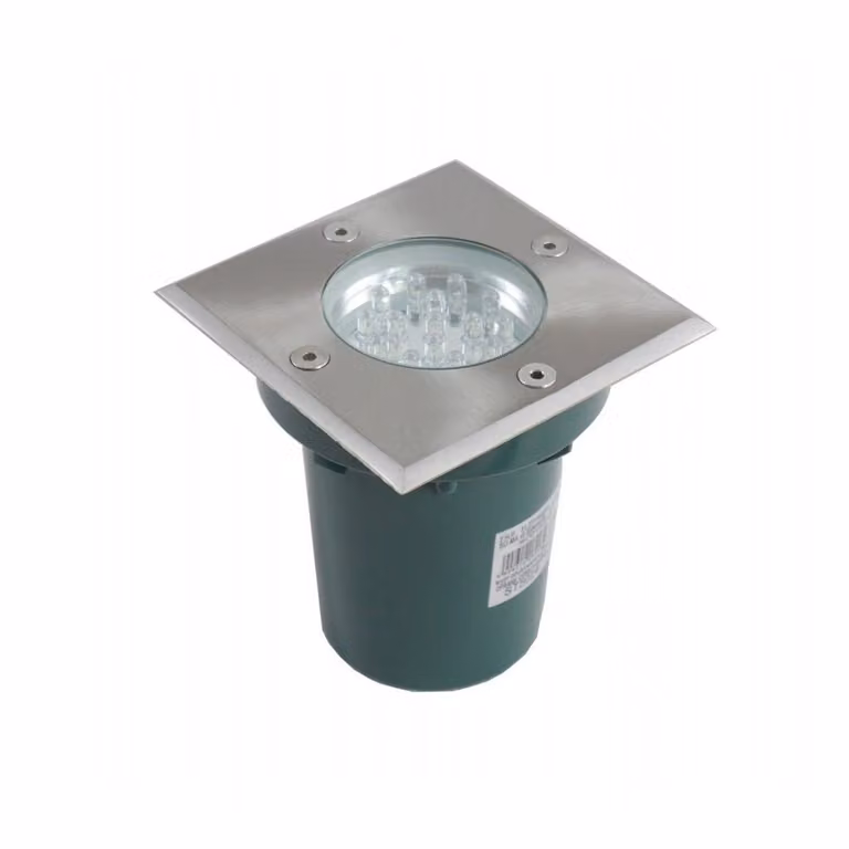 Lampada a sospensione quadrata LED 1W argento IP67 SU-MA Leda ST 5024 B