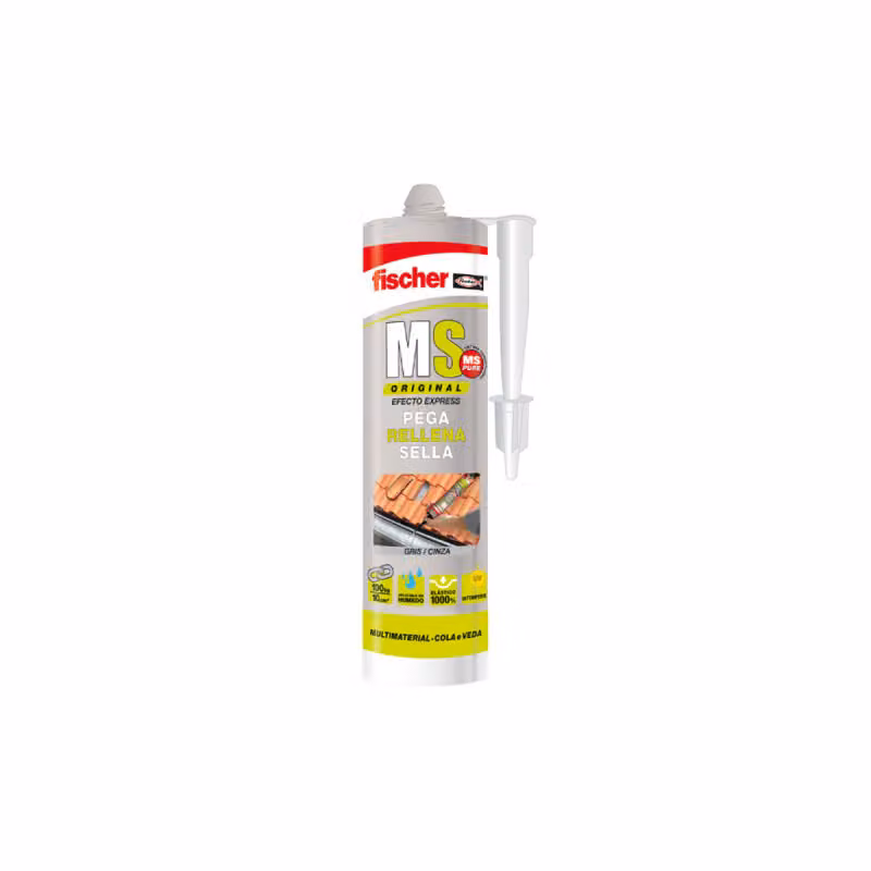 Ms adesivo sigillante grigio 546185 fischer 290ml