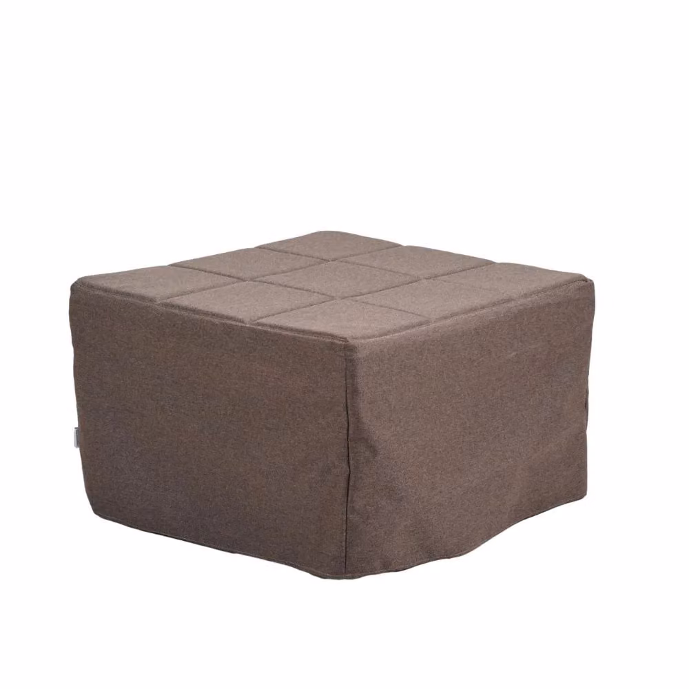 Pouf letto singolo pieghevole Vega Veriaffari in tessuto colore beige e marrone – 2