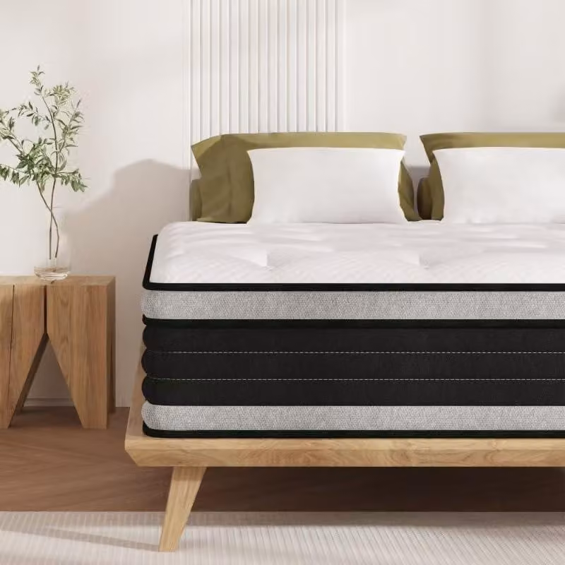 Materassi 160x200 cm, livello di comfort H3, altezza 31 cm, con sistema a molle insacchettate a 7 zone e strato in memory foam