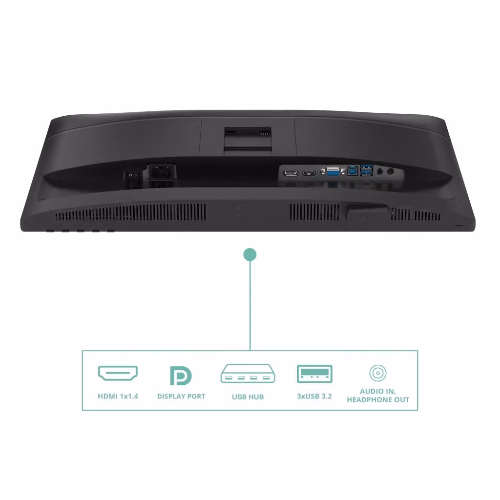Monitor AOC 24P4U da 23,8 pollici con pannello IPS Full HD 1920x1080, frequenza di aggiornamento a 120Hz, nero – 2