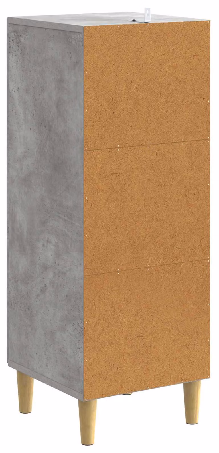 Credenza Grigio Cemento 33 x 34,5 x 90 cm Legno ingegnerizzato