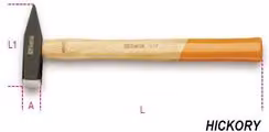 Martello Beta con manico in legno da 400 g