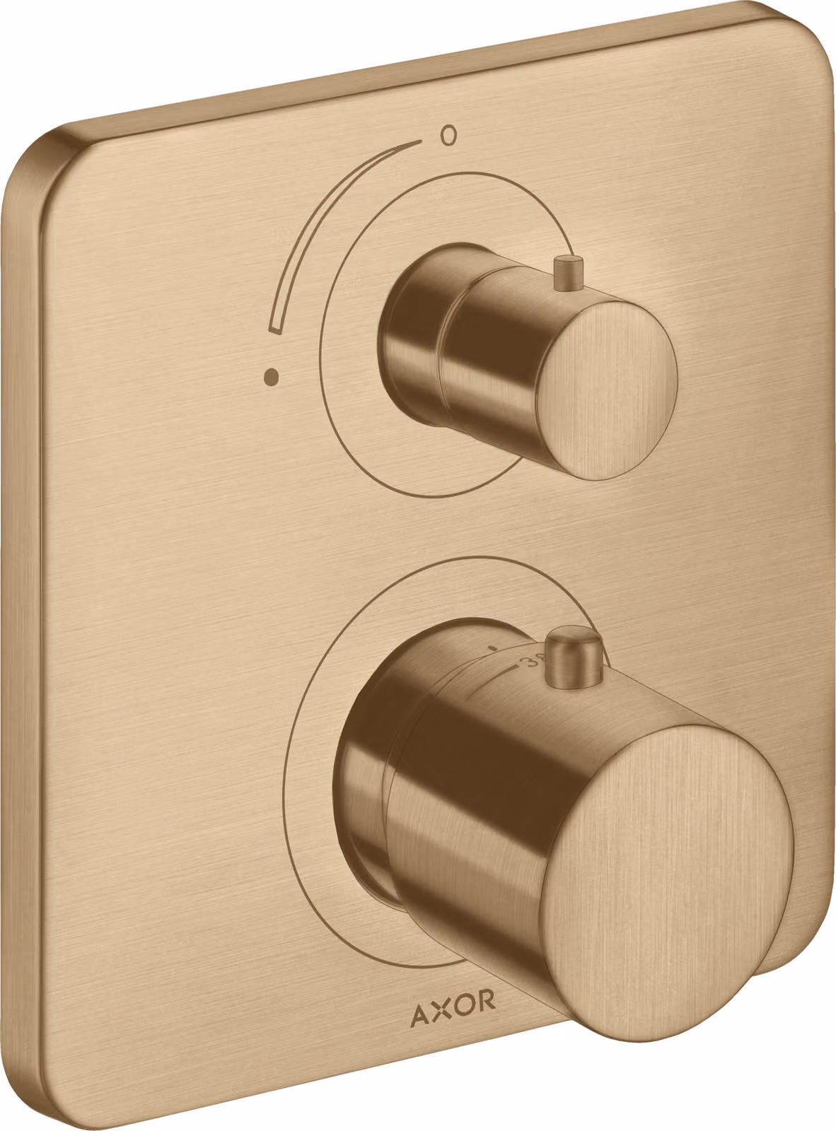 hansgrohe AXOR Citterio M thermostat encastré avec vanne d'arrêt, 34705140, 34705140