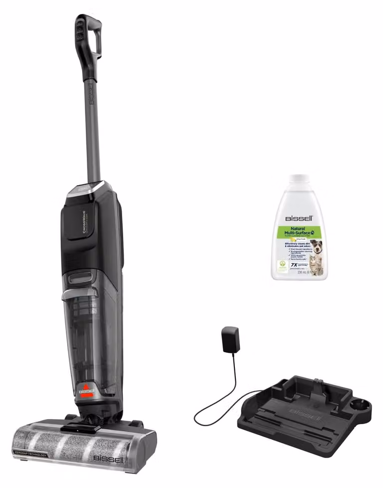 Aspirapolvere senza fili Bissell CrossWave OmniForce Edge – Funzione lavapavimenti – Aspira, lava e asciuga