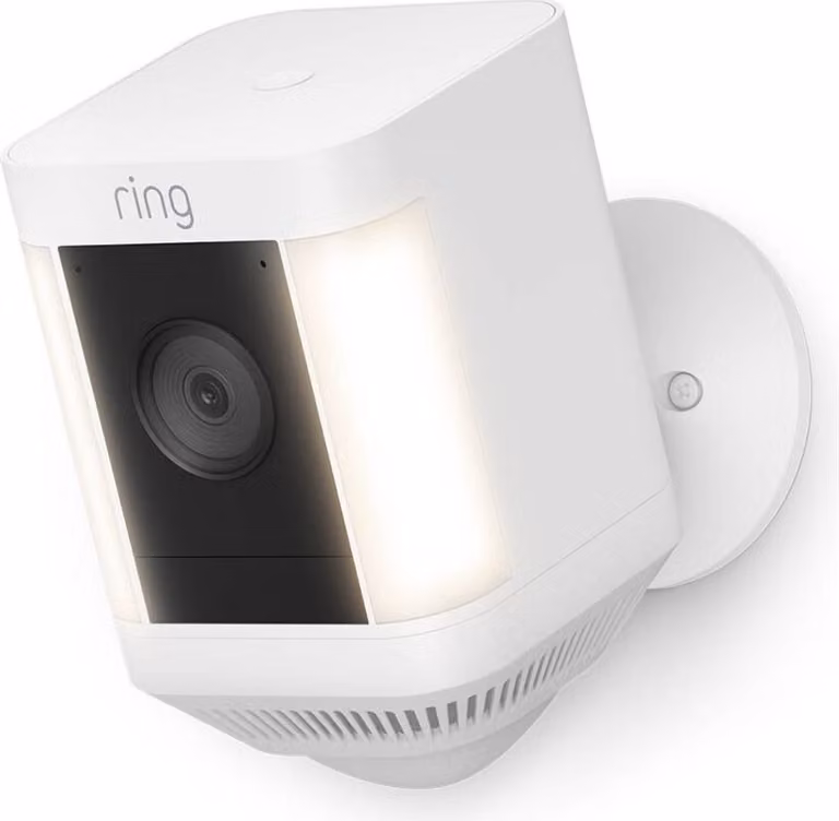 Surveillance Camera - RING - Spotlight Cam Plus - HD 1080p - Color Night Vision - Two-Way Audio