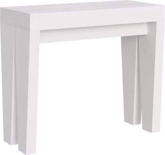 Consolle allungabile 90x40/196 cm SpimboX Small Bianco Frassino